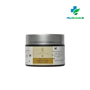 DHEE Ayurvedic Night Cream in its elegant packaging, formulated for overnight skin repair and rejuvenation.