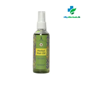 Dhee Herbal Hair Oil bottle, showing an Ayurvedic hair treatment oil for growth, dandruff control, and shiny black hair.
