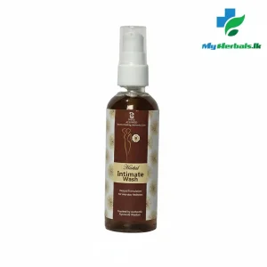 DHEE Intimate Wash 100ml natural Ayurvedic personal care product bottle. Shop Now at www.myherbals.lk