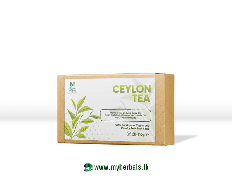 Handmade Ceylon Tea Bath Soap - Handmade Soaps Online - My Herbals