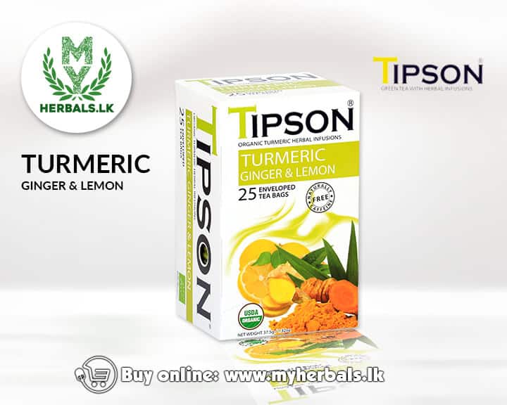 Tipson Teas Organic Turmeric Ginger & Lemon