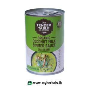 Coconut Milk Simmer Sauce Green Curry