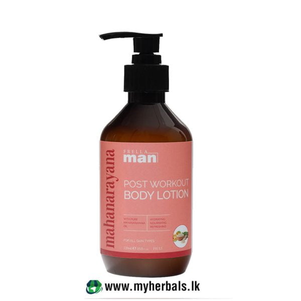men's body lotion - Sulfate Free Ayurveda Post Workout Muscle relaxing Body Lotion 320ml
