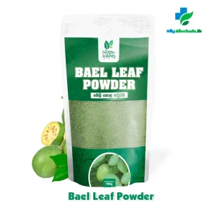 GREEN HOPES Beli Leaves Powder in branded packaging, with the distinctive leaves of the Beli tree. Supports metabolic and digestive health.