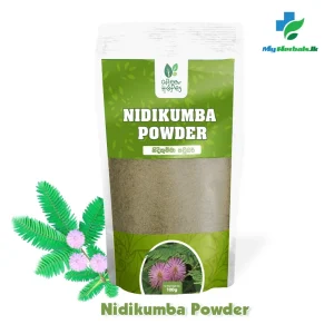 GREEN HOPES Nidikumba Powder (Mimosa pudica linn) Powder in branded packaging. Supports restful sleep, calmness, and stress relief.