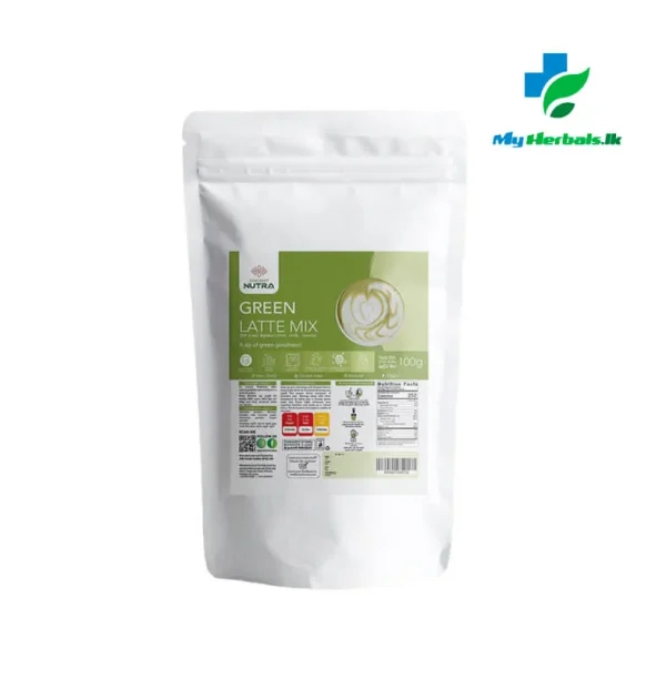 Ancient Nutra Green Latte Mix container, a green superfood powder for detoxification, energy, and immune support.