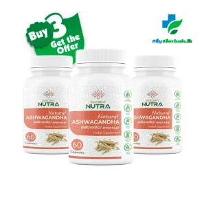 Ancient Nutra Offer Ancient Nutra Ashwagandha Capsules in a bottle. An image advertising a special offer on herbal products for wellness.