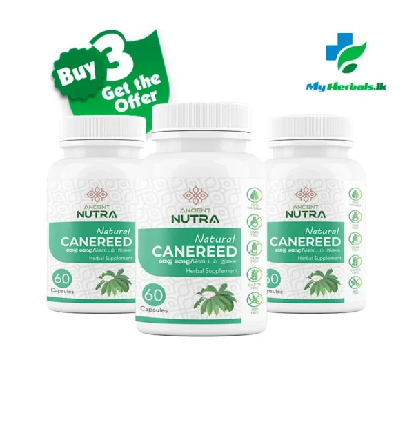 Ancient Nutra Offer Ancient Nutra Thebu Capsules in a bottle. An image advertising a special offer on herbal products for wellness.