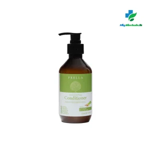 FRELLA Lemongrass Conditioner 320ml bottle for lightweight hair smoothing and botanical hydration. Shop Now at www.myherbals.lk