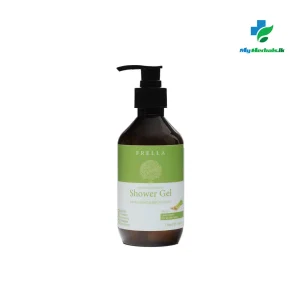 FRELLA Lemongrass Shower Gel 320ml bottle for an invigorating natural body cleanse. Shop Now at www.myherbals.lk