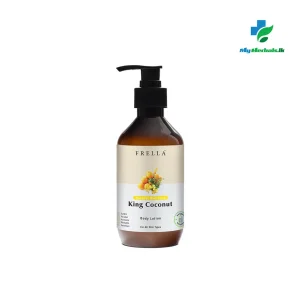 Hydrating Frella King Coconut & Ranwara Body Lotion 320ml for skin repair. Shop Now www.myherbals.lk