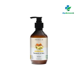 Soothing Frella Tumeric & Mee Shampoo 320ml for scalp care. Shop Now www.myherbals.lk