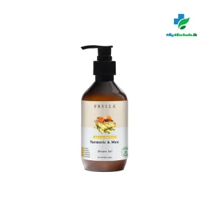 Calming Frella Tumeric & Mee Shower Gel 320ml for soft skin. Shop Now www.myherbals.lk