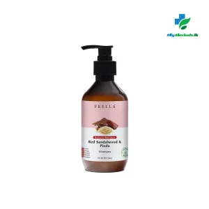 Shinier hair with Frella Red Sandalwood & Pinda Shampoo 320ml. Shop Now www.myherbals.lk